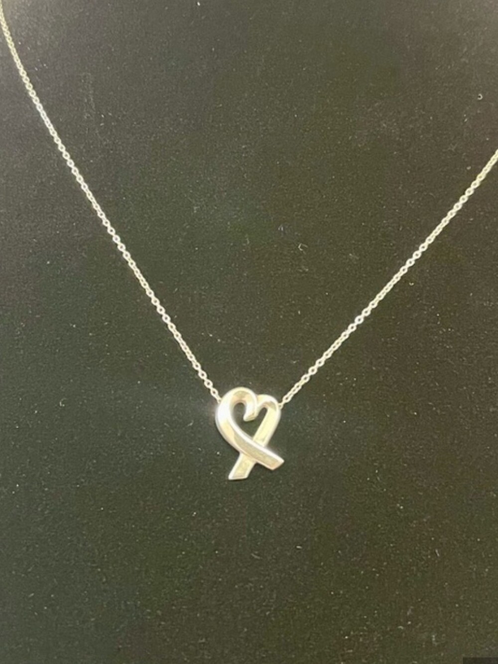Tiffany & Co. Paloma Picasso Loving Heart Necklace – Sterling Silver, 16"